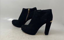 Load image into Gallery viewer, Michael Kors Womens Haven Black Suede Side-Zip Platform Booties Size 8M