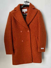 Load image into Gallery viewer, Gianni Feraud Womens Orange Long Sleeve Double-Breasted Peacoat Size 10