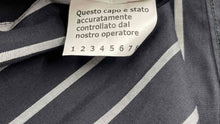 Load image into Gallery viewer, Authentic Dolce & Gabbana Mens Black Gray Striped Dress Shirt Size 17.5
