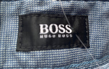 Load image into Gallery viewer, Hugo Boss Mens Blue Pockets Straight Leg Trousers Pants Size 34/30