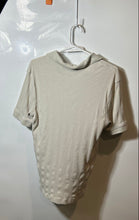 Load image into Gallery viewer, Alfani Mens Beige Textured Short Sleeve Spread Collar Stretch Polo Shirt Size S