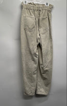 Load image into Gallery viewer, Zara Womens Green Light Wash Pockets Denim Stretch Paperbag Jeans Size 2