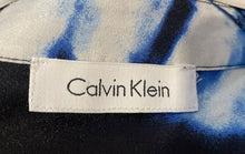 Load image into Gallery viewer, Calvin Klein Womens Multicolor Abstract Print Button Front Blouse Top No Size