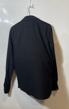 Load image into Gallery viewer, Michael Kors Mens Black Stretch Long Sleeve Slim Fit Dress Shirt Size Large