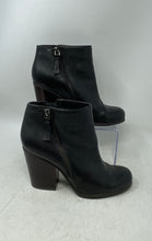 Load image into Gallery viewer, Kenneth Cole Reaction Womens Black Leather Block Ankle Boots Size 8.5M
