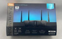 Load image into Gallery viewer, Netgear Nighthawk AX5 Model No RAX43 Black 5-Stream Wi-Fi Router Not Tested