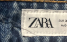 Load image into Gallery viewer, Zara Womens Blue Medium Wash Pockets Denim Stretch Straight Leg Jeans Size 4