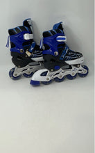 Load image into Gallery viewer, X MBT Kids Blue Black Ratchet Buckle Inline Skates Size S