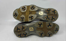 Load image into Gallery viewer, FootJoy Mens DryJoys Tour 53612 White Brown Leather Lace-Up Golf Shoes Size 9 M