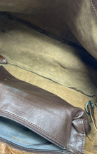 Load image into Gallery viewer, Womens Brown Genuine Leather Adjustable Strap Crossbody Messenger Bag