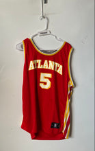 Load image into Gallery viewer, Fanatics Mens Red Atlanta Hawks Dejounte Murray #5 NBA Jersey Size L