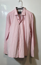 Load image into Gallery viewer, Mac=OO Paris Mens Pink Cotton Long Sleeve Collared Dress Shirt Size 5/XL
