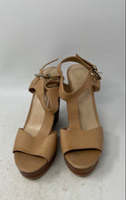 Load image into Gallery viewer, Vince Camuto Womens Mathis Brown Leather Wedge Heel Platform Sandals Size 9.5M
