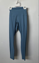 Load image into Gallery viewer, Lululemon Womens Align Blue Activewear High Waisted Compression Leggings Size 0