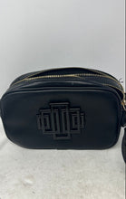 Load image into Gallery viewer, Zara Womens Black Leather Adjustable Strap Zip Top Lined Crossbody Bag