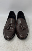 Load image into Gallery viewer, Vera Cuoio Mens Brown Leather Slip-On Closed Toe Tasseled Loafer Shoes Sz EUR 40
