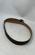 Load image into Gallery viewer, Michael Kors Womens 556267 Brown Signature Print Adjustable Buckle Belt Size L
