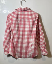 Load image into Gallery viewer, J.Crew Womens Pink White Gingham Long Sleeve Collared Button-Up Shirt Size XS