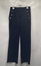 Load image into Gallery viewer, Rachel Zoe Womens Blue Flat Front Straight Leg Pull-On Trouser Pants Size 6