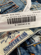 Load image into Gallery viewer, True Religion Kids Blue Medium Wash Denim Straight Leg Jeans Size 6
