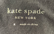 Load image into Gallery viewer, Kate Spade New York Womens Black Short Sleeve Keyhole Sleep Shirt Size S