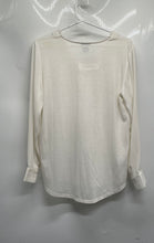 Load image into Gallery viewer, Ann Taylor Womens White Long Sleeve V-Neck Pullover Blouse Top Size M