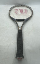 Load image into Gallery viewer, Wilson Titanium Series Stretch Ti Silver And Gold Color Tennis Racket With Case