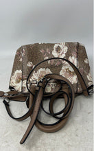 Load image into Gallery viewer, Guess Womens Brown Beige Signature Print Leather Detachable Strap Crossbody Bag