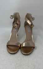 Load image into Gallery viewer, Steve Madden Womens Born Rose Gold Leather Stiletto Heel Ankle Strap Sandals 11M