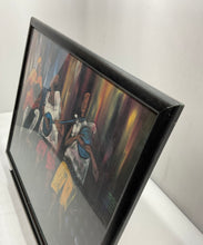 Load image into Gallery viewer, African American Band Playing Music Drums Guitar Framed Wall Decor Art Print