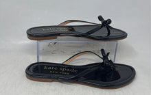 Load image into Gallery viewer, Kate Spade New York Womens Petit Black Bow Slip-On Flip-Flop Sandals Size 9.5