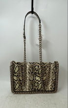 Load image into Gallery viewer, Aldo Womens Beige Brown Animal Print Inner Pocket Chain Strap Crossbody Bag