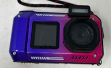 Load image into Gallery viewer, D50 Purple & Pink FHD 4K Dual Screen Underwater Digital Camera Not Tested NCL
