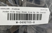Load image into Gallery viewer, Nike Kids Air Jordan 3 Retro 861427-004 Gray Sneaker Shoes Size 6Y No Insole