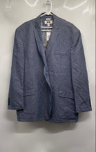 Load image into Gallery viewer, Joseph Abboud Mens Blue Pinstripe Classic Fit Two-Button Blazer Size 3X With Tag