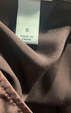 Load image into Gallery viewer, A New Day Womens Brown Satin Sleeveless Halter Neck Long Maxi Dress Size Small