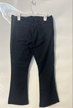 Load image into Gallery viewer, Zara Womens Black Denim Dark Wash 5-Pocket Design Flared Jeans Pants Size 10