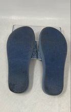 Load image into Gallery viewer, Michael Kors Womens Palmer Blue Open Toe Slip-On Flat Slide Sandals Size 6M