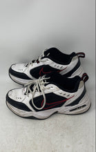Load image into Gallery viewer, Nike Mens Air Monarch IV 415445-101 Black White Leather Sneakers Shoes Size 9