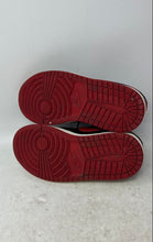 Load image into Gallery viewer, Nike Womens Air Jordan 1 Low Red Black Low Top Lace-Up Sneaker Shoes Size 6