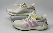 Load image into Gallery viewer, Adidas Womens Cloudfoam Pure IG7376 White Purple Lace-Up Sneaker Shoes Size 8.5