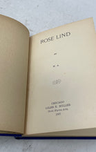 Load image into Gallery viewer, Vintage Giles E. Miller Chicago 1897 Rose Lind Hardcover Book By M. A.
