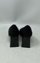 Load image into Gallery viewer, Zara Womens Black Pointed Toe Slip-On Block Heel Pump Heels Size EU 37