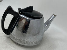 Load image into Gallery viewer, Vintage Swan Brand Silver-Tone Willow Cromalin Plated Hinged Lid Teapot