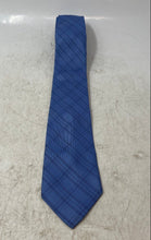 Load image into Gallery viewer, Banana Republic Mens Blue Plaid Print Keeper Loop Adjustable Pointed Tie