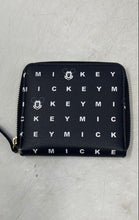 Load image into Gallery viewer, Disney Womens Black Mickey Mouse Zipped Pocket Card Slots Zip-Around Wallet