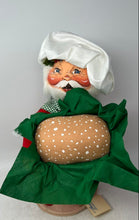 Load image into Gallery viewer, Annalee Chef Santa Holding Loaf Of Bread Collectible Christmas Figurine w/ Tags