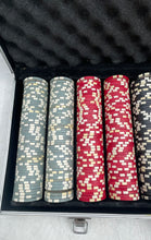 Load image into Gallery viewer, Multicolor Playing Cards Dealer Blind Buttons Poker Chip Set With Case
