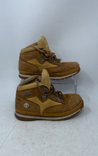 Load image into Gallery viewer, Timberland Boys A7349 Brown Lace-Up Round Toe Ankle Hiker Boots Size 5.5