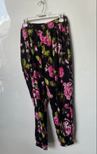 Load image into Gallery viewer, Boston Proper Womens Multicolor Floral Rose Soft Jogger Pants Size Medium